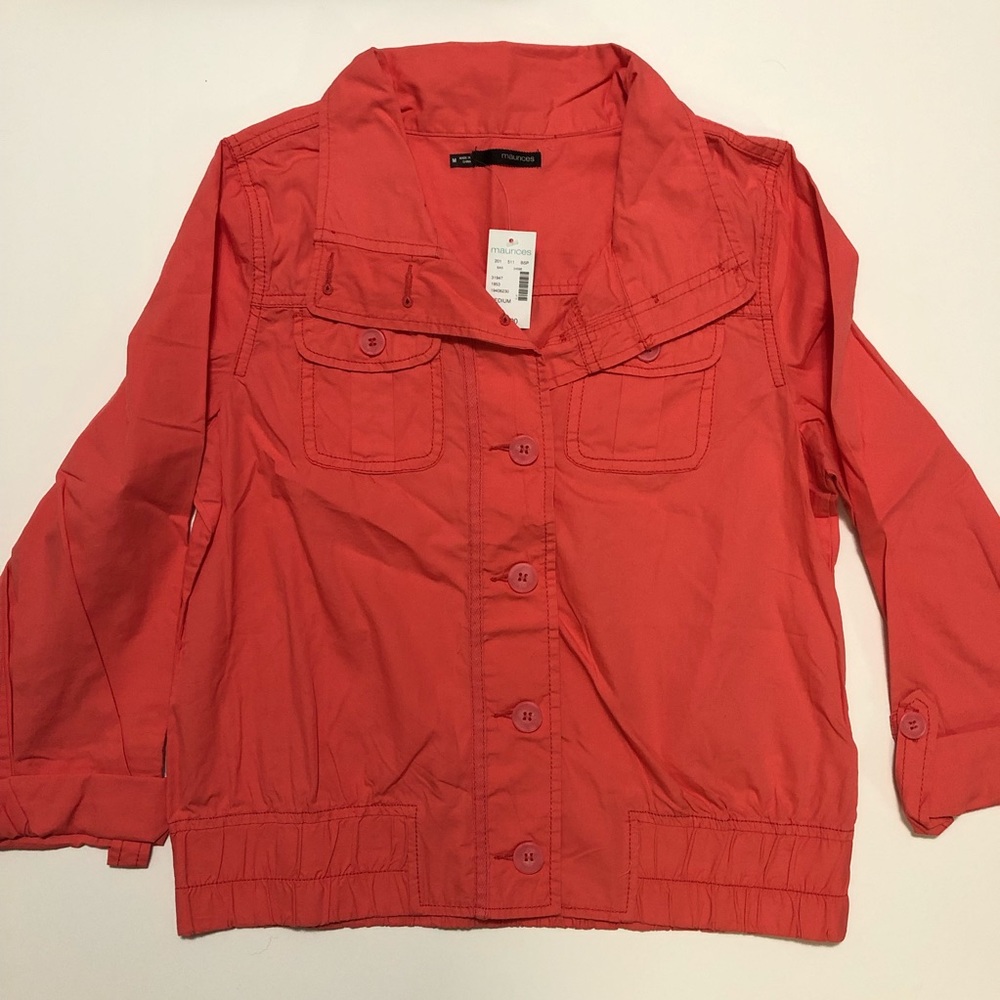 NWT Coral Utility Jacket